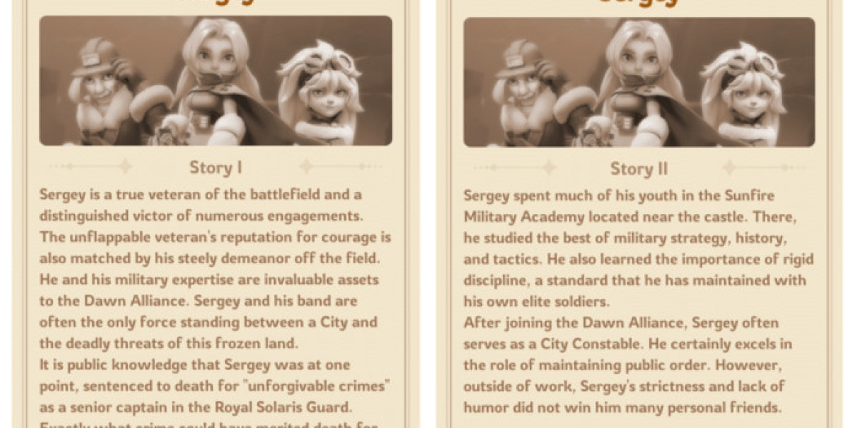Sergey - The Epic Warrior: Key to Early Game Success