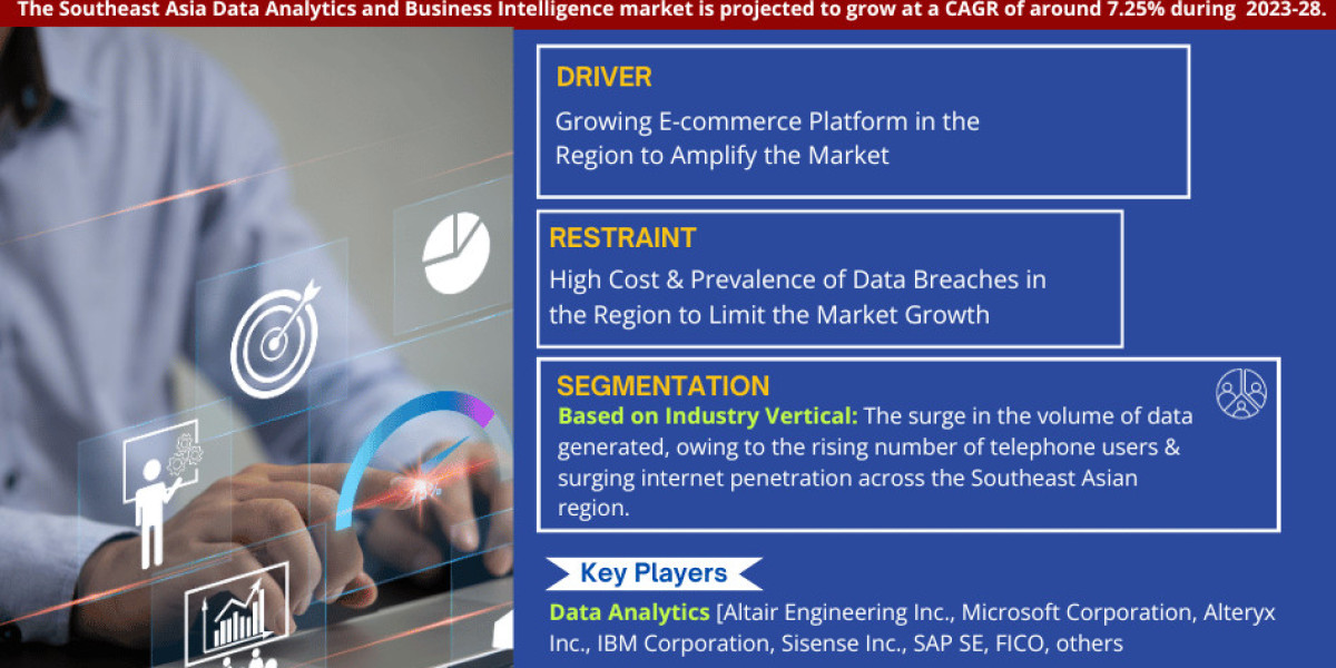 Southeast Asia Data Analytics and Business Intelligence Market Analysis 2028 - Size, Share, Growth, Trends, and Industry